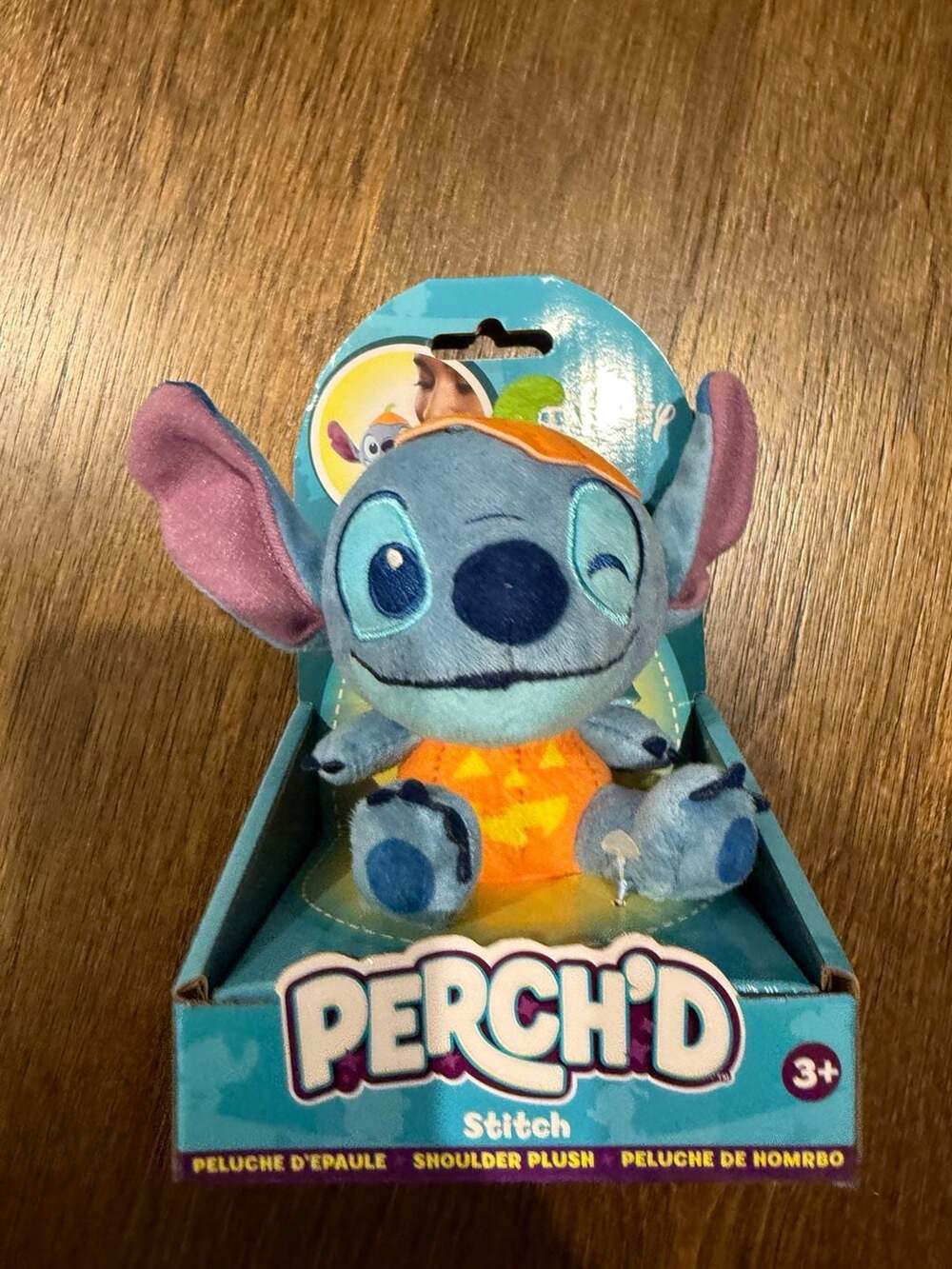 Disney Stitch Perch'D Pumpkin Shoulder Plush
